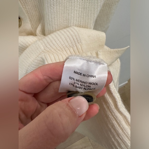 Quince Baby Alpaca-Wool Oversized Cardigan size XL new with out tags - Picture 10 of 13